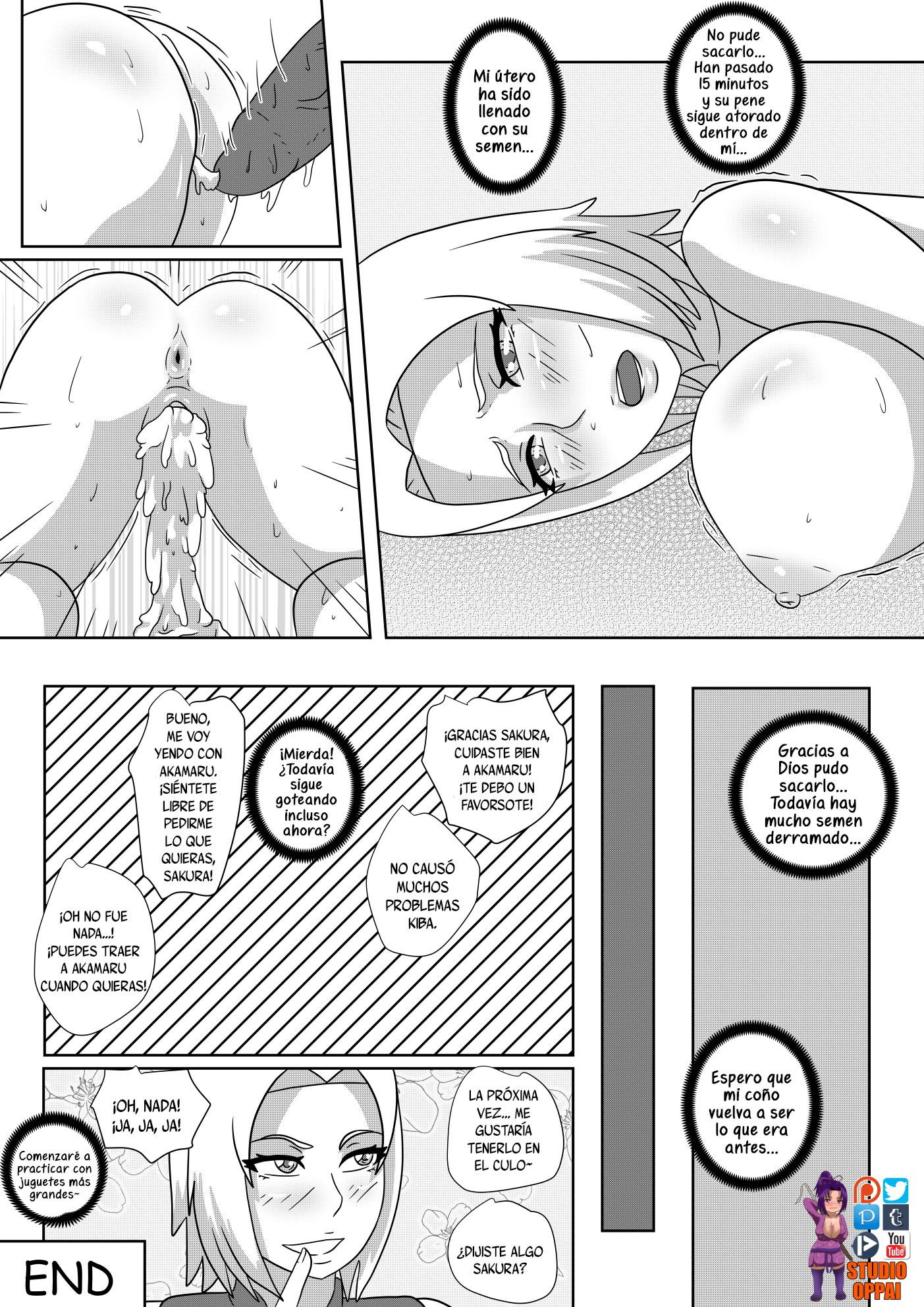 16 56978700 p15 Sakura X Akamaru Doujin