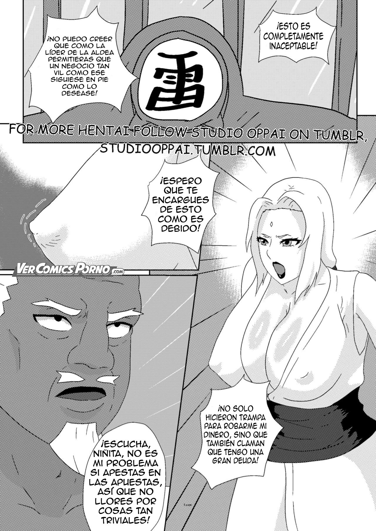 [Studio Oppai] Tsunade's Lost Bet (Naruto) 01