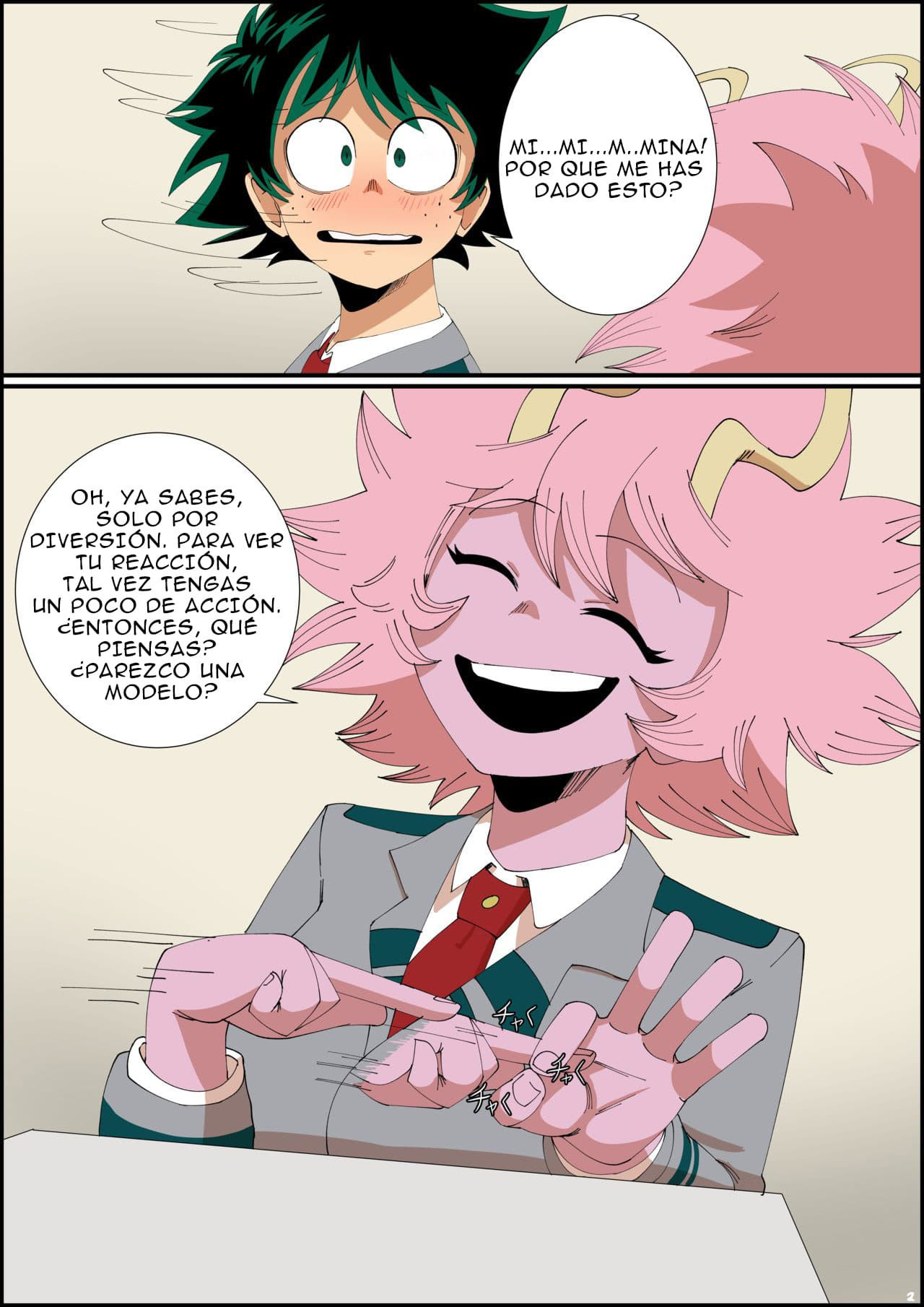 Mina x Izuku Cap 1 Hentai Comic 03