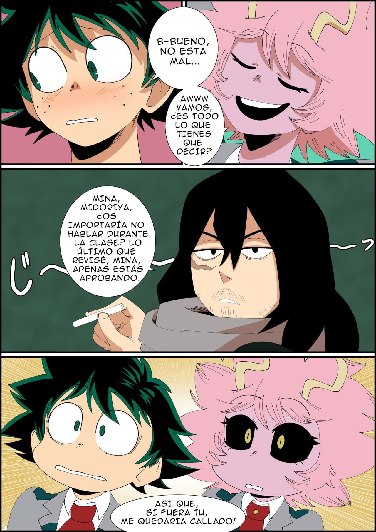 Mina x Izuku Cap 1 Hentai Comic 04