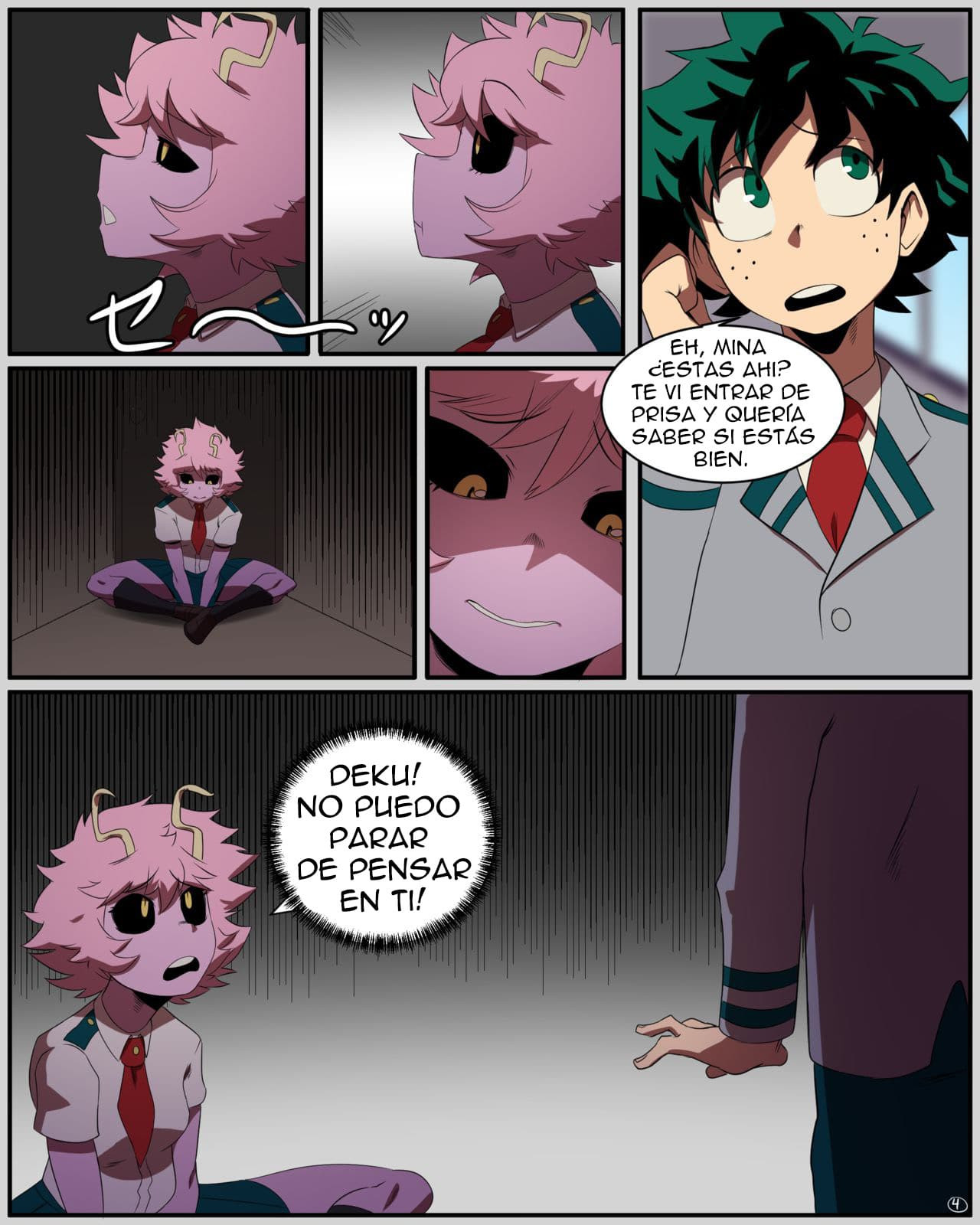 Mina x Izuku Hentai Comic 05